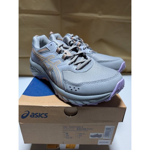ASICS Gel-Venture 9 Trail Running Shoes Women's Size 9 Sheet Rock Summer Dune - Picture 3 of 9